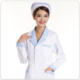 新款冬装药店工作服护士服长袖美容工作服套装抗菌耐磨不起球定做