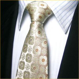 定做高档精品色织真丝领带套装小碎花浅色正装领带套装定做