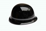 重庆夏天的颜色黑色头盔玻璃钢头盔保安头盔工地安全帽子工作头盔定做