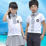 重庆小学生校服夏装潮新款韩版幼儿园园服校服儿童休闲套装定做