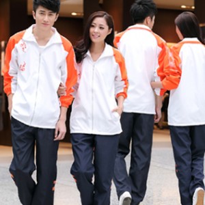 重庆高档小学生初中学高中生校服运动服套装休闲服校服班服制服定做