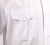 重庆白色保安衬衣长袖酒店保安制服春秋装保安服衬衫物业管理打底定做