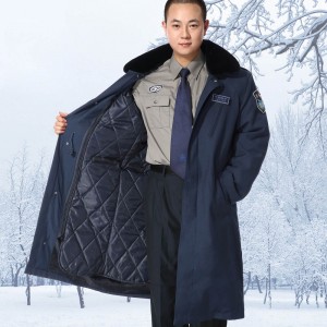 重庆保安服保安服装冬装套装新式保安棉服加厚定做