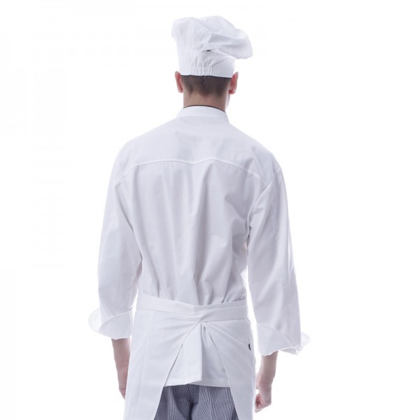 重庆法式双排扣厨师服秋冬装酒店餐厅男女厨师工作服长袖定做