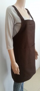 重庆全棉围裙男女工作服咖啡店美甲围裙7色可印字定做