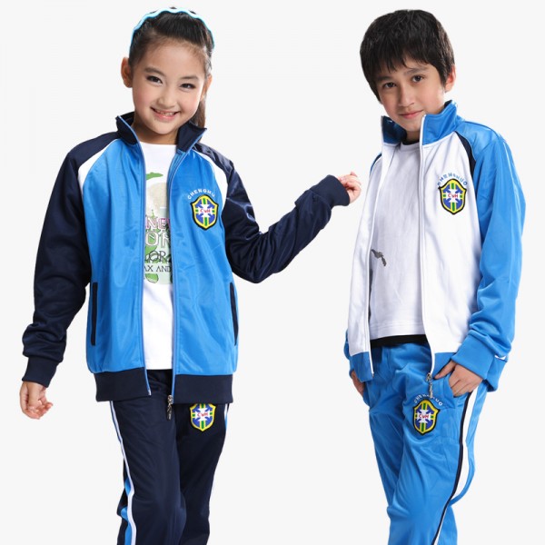 重庆大童装男童女童校服套装小学生运动服校服中学生衣服班服定制定做